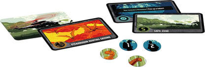 Cartamundi Jurassic World Escape The Island - Gioco di carte per 2-4 giocatori, ottimo regalo per bambini dai 6 anni in su