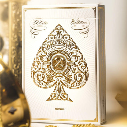 White Artisan Playing Cards By Theory11 (1 Deck