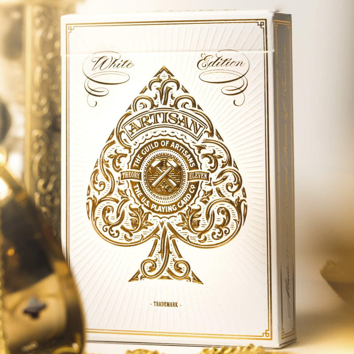 White Artisan Playing Cards By Theory11 (1 Deck)