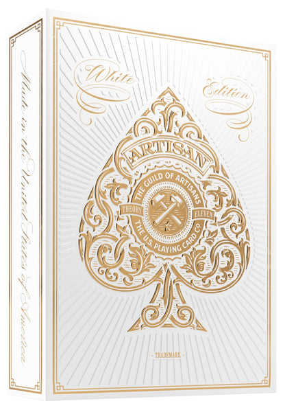 White Artisan Playing Cards By Theory11 (1 Deck