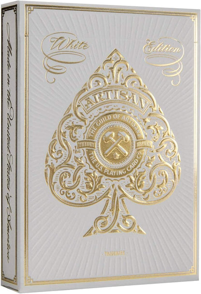 White Artisan Playing Cards By Theory11 (1 Deck