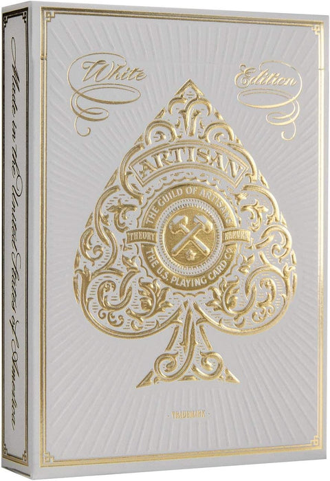 White Artisan Playing Cards By Theory11 (1 Deck)