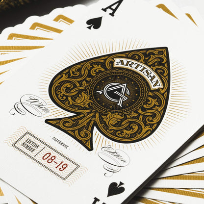 White Artisan Playing Cards By Theory11 (1 Deck