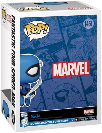 Funko Pop Marvel: The Fantastic Four - Disfraz exclusivo de Spider-Man Blue