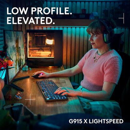 G915 X LIGHTSPEED Wless Keyboard - BLACK
