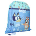 BLUEY and Bingo Best Friends Fun - Gym Bag Backpack Gym Bag - Size 44 x 36 cm - Blue Multicoloured, Light Blue Multicoloured, One size