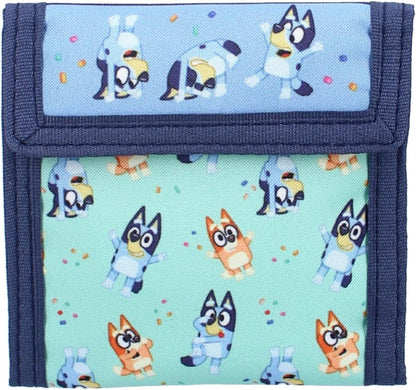 Vadobag Bluey Best Friends Fun Children's Wallet, blue, 10x10x1 cm, Design
