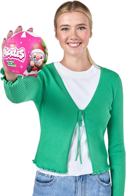 Snackles Christmas Small Sized 13 cm by ZURU Cuddly Squishy Comfort Plush with License Snack Brand Accessory (Random Assortment
