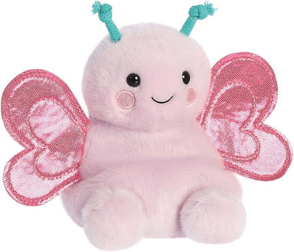 Aurora, 33777, Palm Pals Petunia Butterfly 5In, Soft Toy, Pink