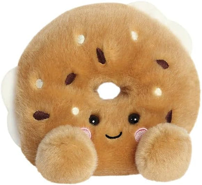 Aurora, 33940, Palm Pals Tony Everything Bagel 5In, Soft Toy, Brown
