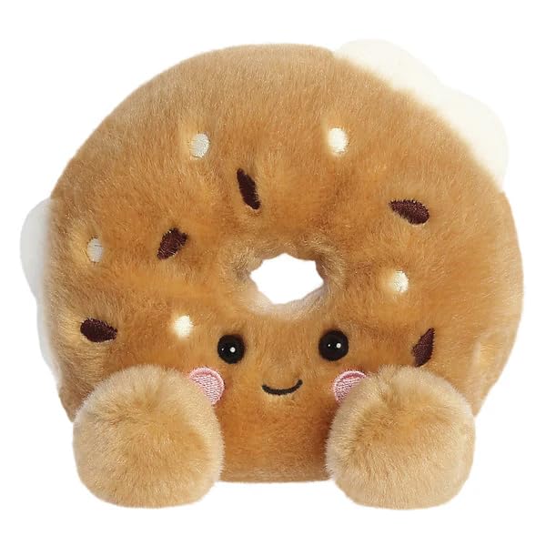 Aurora, 33940, Palm Pals Tony Everything Bagel 5In, Soft Toy, Brown