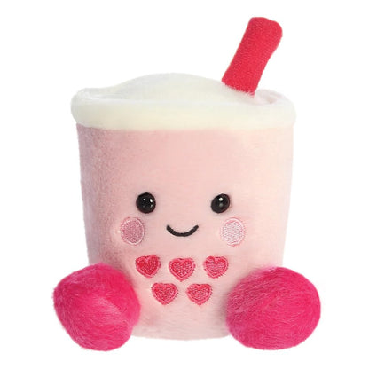 Aurora, 77223, Palm Pals Tangy Heart Boba 5In, Soft Toy, Pink