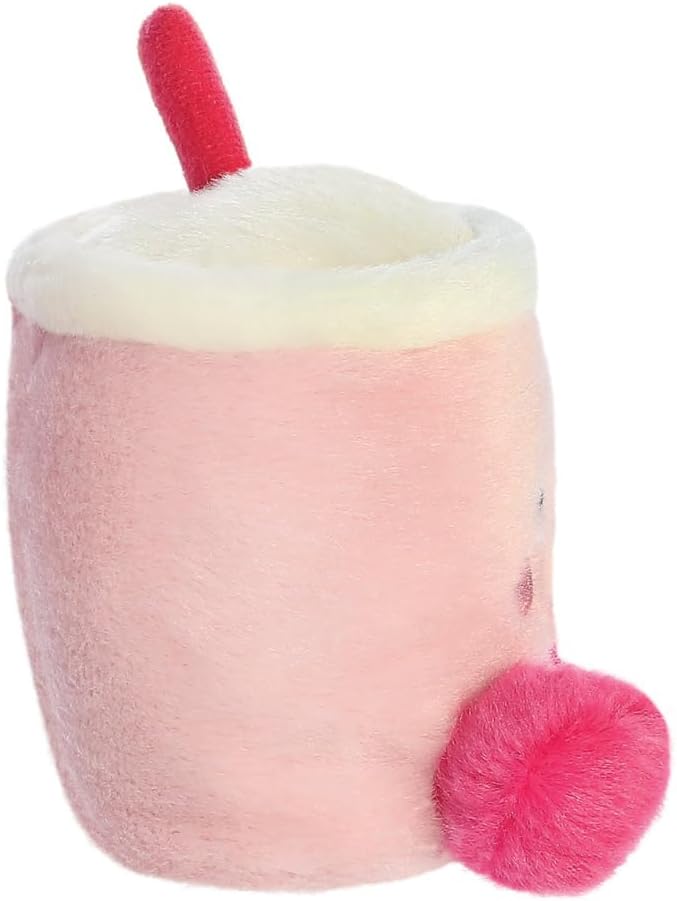 Aurora, 77223, Palm Pals Tangy Heart Boba 5In, Soft Toy, Pink
