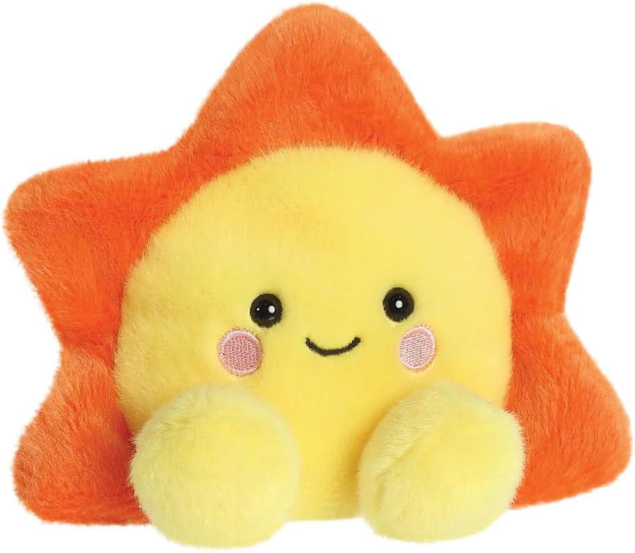 Aurora, 82147, Palm Pals Rae Sun 5In, Soft Toy, Yellow & Orange