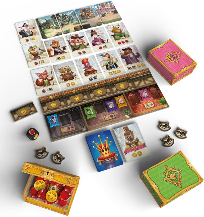 Repos Production | For a Crown | Board Game | Ages 8+ | 3-5 Players | 30 Minutes Playing Time