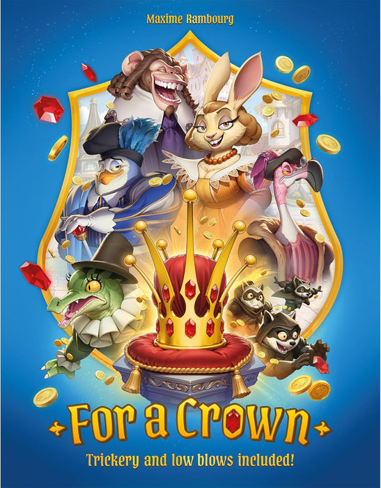 Repos Production | For a Crown | Board Game | Ages 8+ | 3-5 Players | 30 Minutes Playing Time