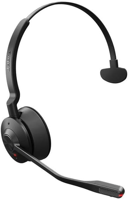 Jabra Engage 55 SE Mono Headset MS, Link 400a DECT Adapter USB-A, Engage 55 SE Deskstand, 1,2 m USB-C auf USB-A Kabel, Tragetasche, Garantie und Warnung (Sicherheitsbroschüren