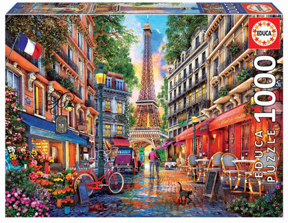Educa Borrás 19019 Paris, Dominic Davison, 1000 Piece Puzzle, Multicoloured