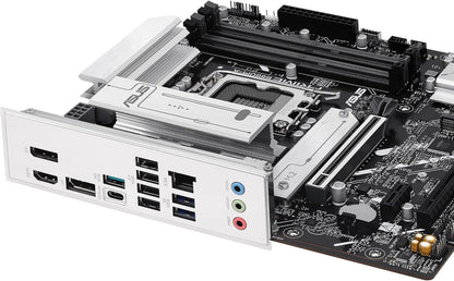 ASUS PRIME B860M-A Intel mATX motherboard, 7+1+1+1 80A DrMOS power stages, DDR5, PCIe 5.0, 2xM.2 slots, Realtek 2.5Gb Ethernet, dual DisplayPort, HDMI,rear USB 20Gbps Type-C