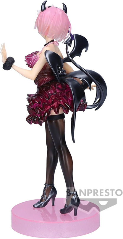 Banpresto Ram Re:Zero - Starting Life In Another World- Espresto-Clear&Dressy, Special Color Ver. 22 cm, BP89696P Multicolore, Figura da collezione ideale per i fan degli anime