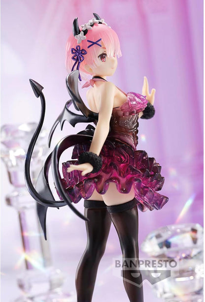 Banpresto Ram Re:Zero - Starting Life In Another World- Espresto-Clear&Dressy, Special Color Ver. 22 cm, BP89696P Multicolore, Figura da collezione ideale per i fan degli anime