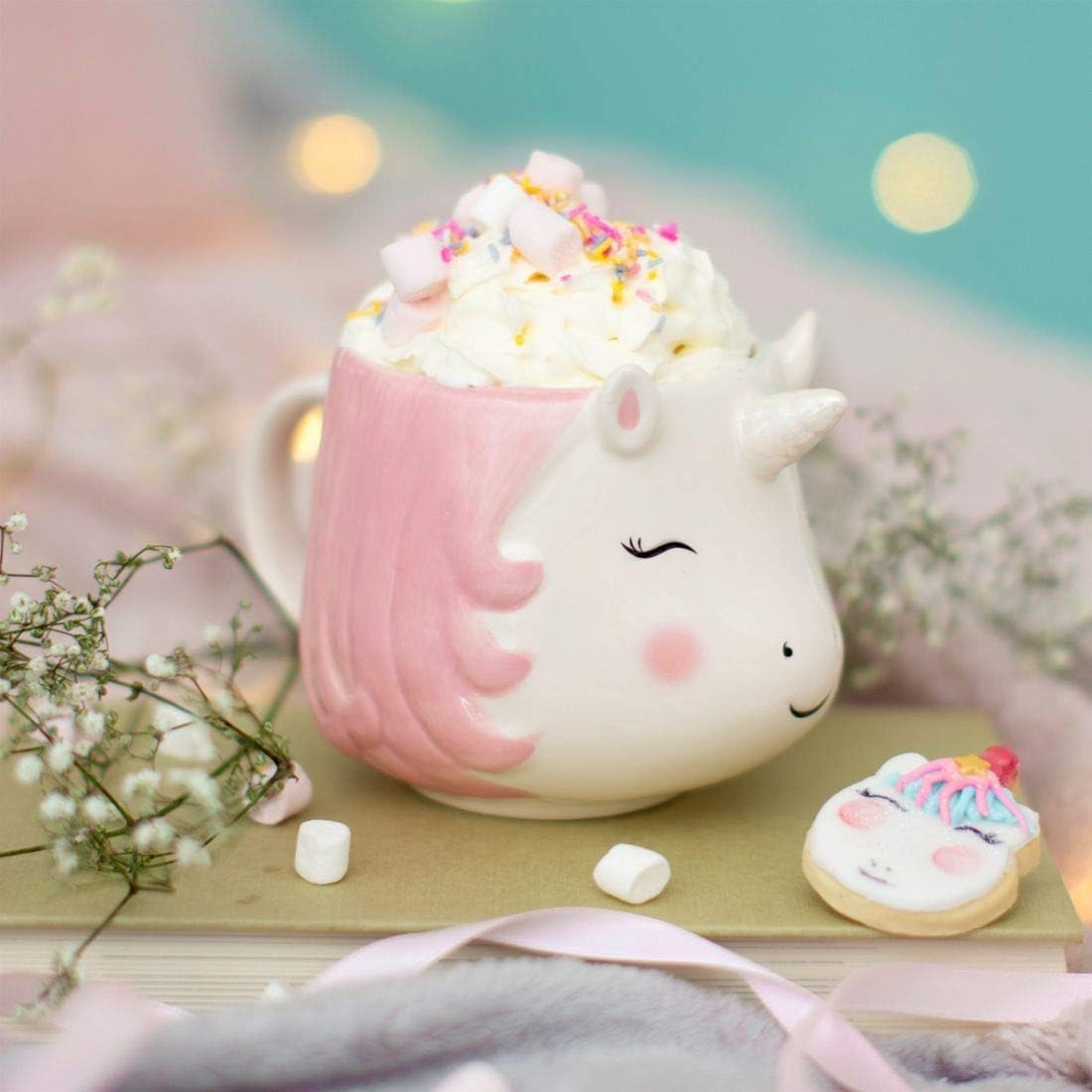 Sass & Belle Rainbow Unicorn Mug