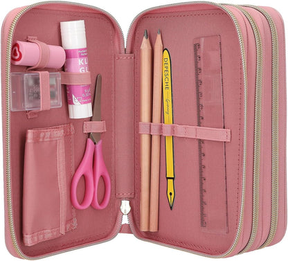 Miss Melody - Triple Pencil Case Dusty Rose