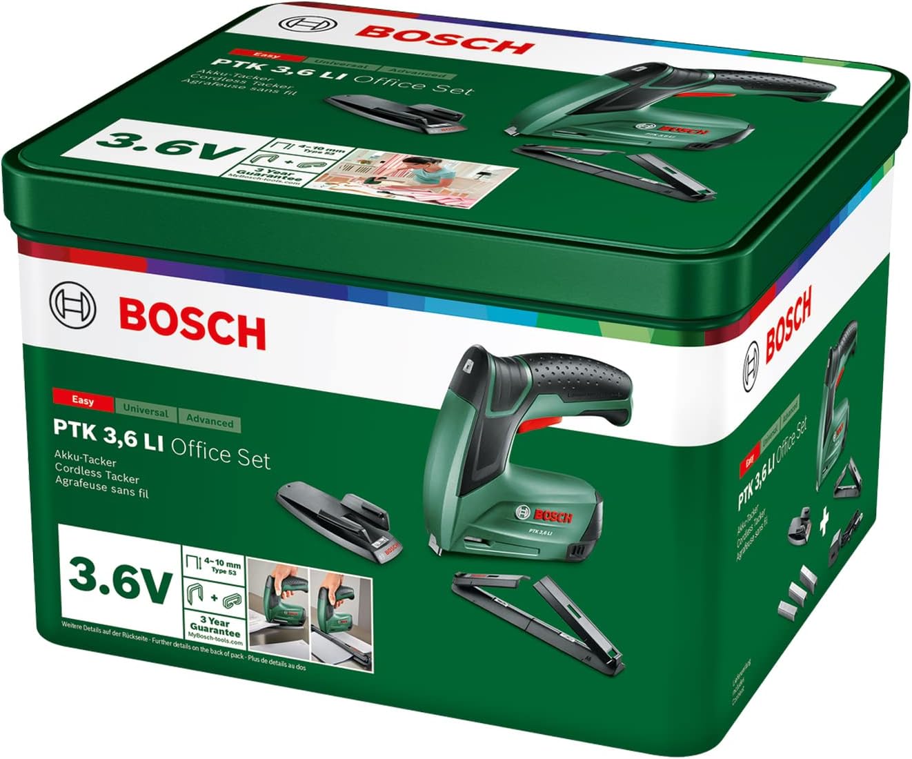 Bosch Tacker Ptk 3,6 Li Office Set
