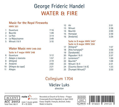 George Frideric Handel: Water & Fire