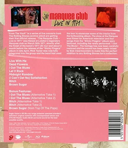 From The Vault: The Marquee Club Live In 1971