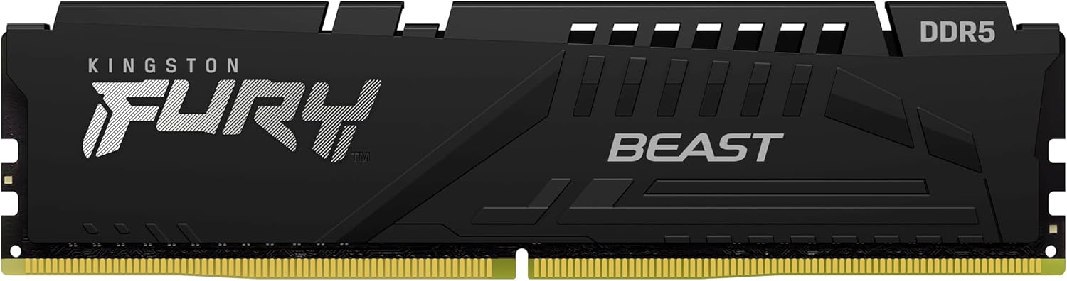 Kingston FURY Beast Black EXPO DDR5 8 GB 6000MT/s DDR5 CL36 DIMM Desktop Gaming Memory Single Module - KF560C36BBE-8