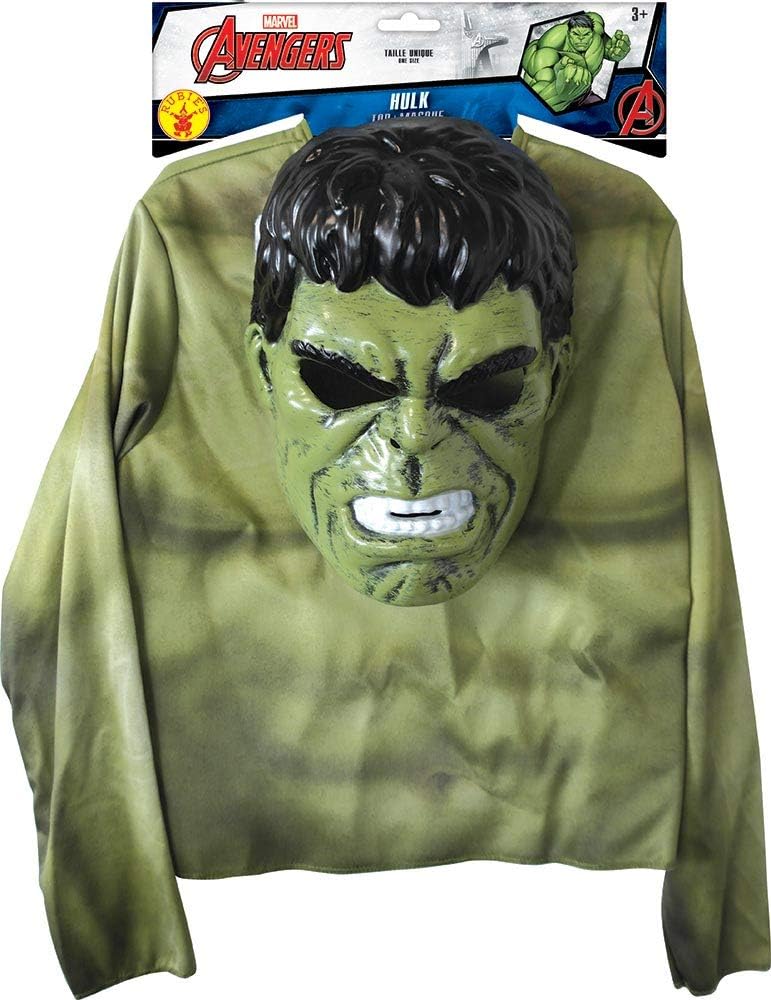 Rubie's Official Marvel Avengers Costume Top and Mask – Standard Size – I – 300112