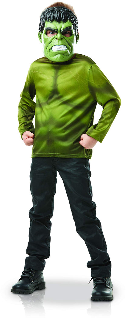 Rubie's Official Marvel Avengers Costume Top and Mask – Standard Size – I – 300112