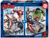 Educa - Puzzle 500 stukjes voor volwassenen | Marvel Avengers 2 x 500 stukjes puzzel voor volwassenen en kinderen vanaf 11 jaar, superhelden, puzzelset (17994
