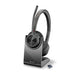 Poly Voyager 4320 UC Wireless Headset & Charge Stand - Noise-Canceling Boom Mic - Connect PC/Mac/Mobile via Bluetooth -Works w/Teams (Certified), Zoom Teams certified 2024 Version (USB-C & USB-A)