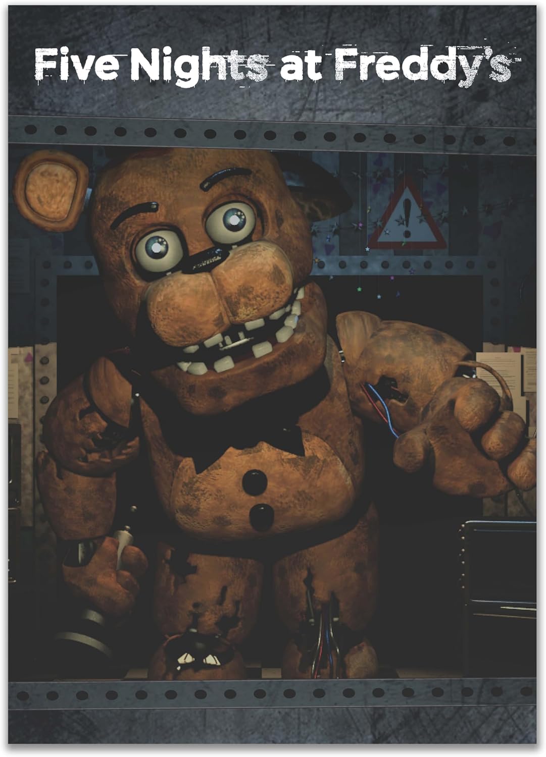 Five Nights at Freddy's - Freddy Fazbear Animatronic Bundle (11 Items, Blinking Eyes w/Lights & Sounds