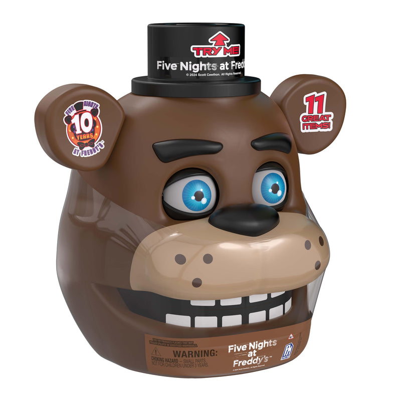 Five Nights at Freddy's - Freddy Fazbear Animatronic Bundle (11 Items, Blinking Eyes w/Lights & Sounds