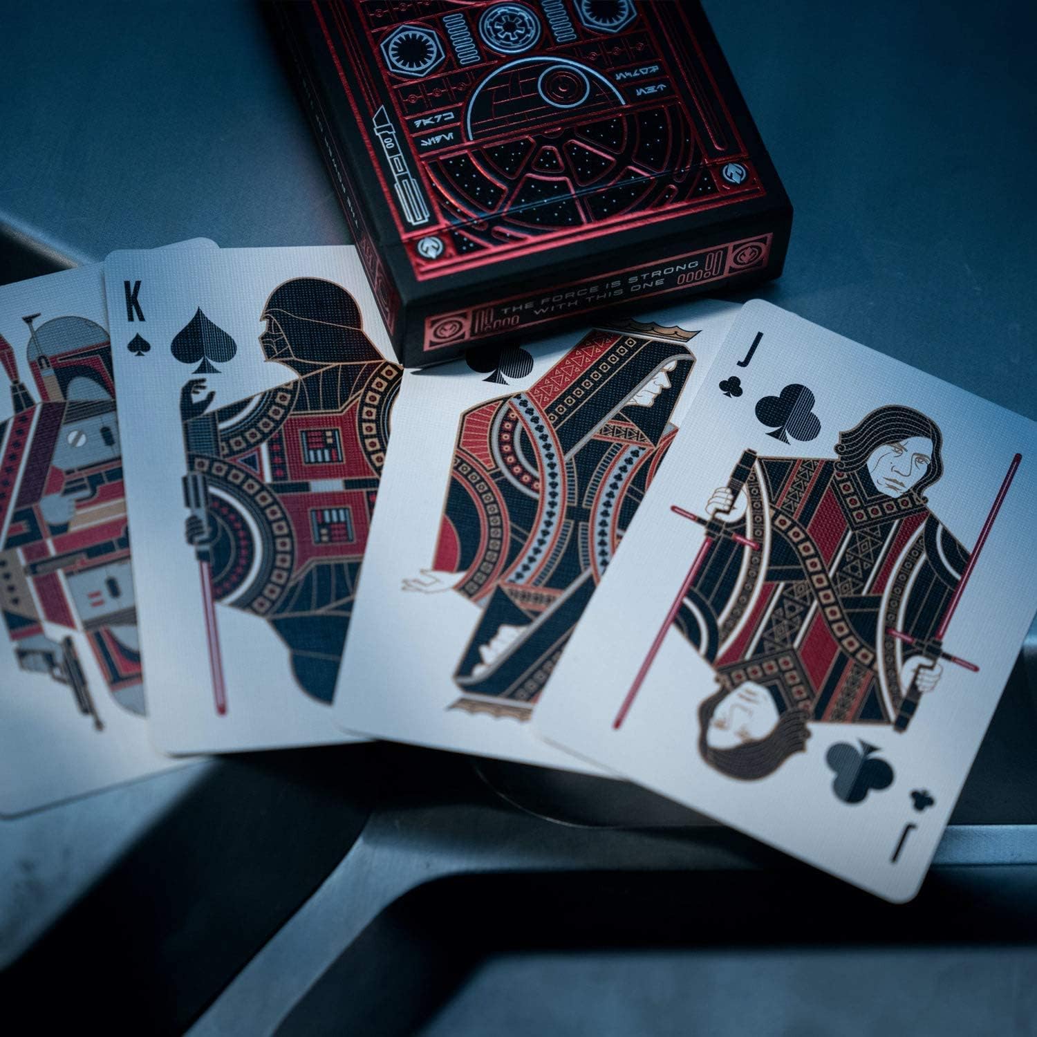 SYNCSPIKE Star Wars Cartes à Jouer et Cartes à Jouer Transparentes, Jeu de Cartes à Jouer de qualité supérieure, estampillé et en Feuille