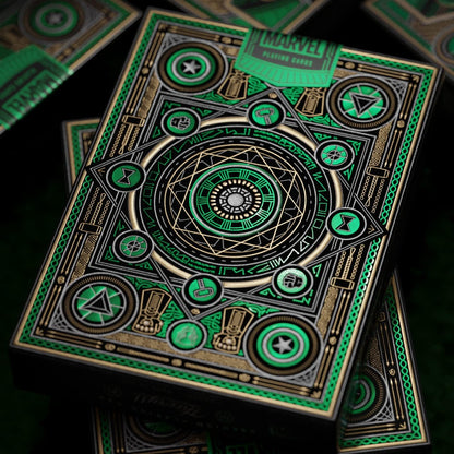 Avengers The Infinity Saga - Juego de cartas (versión verde