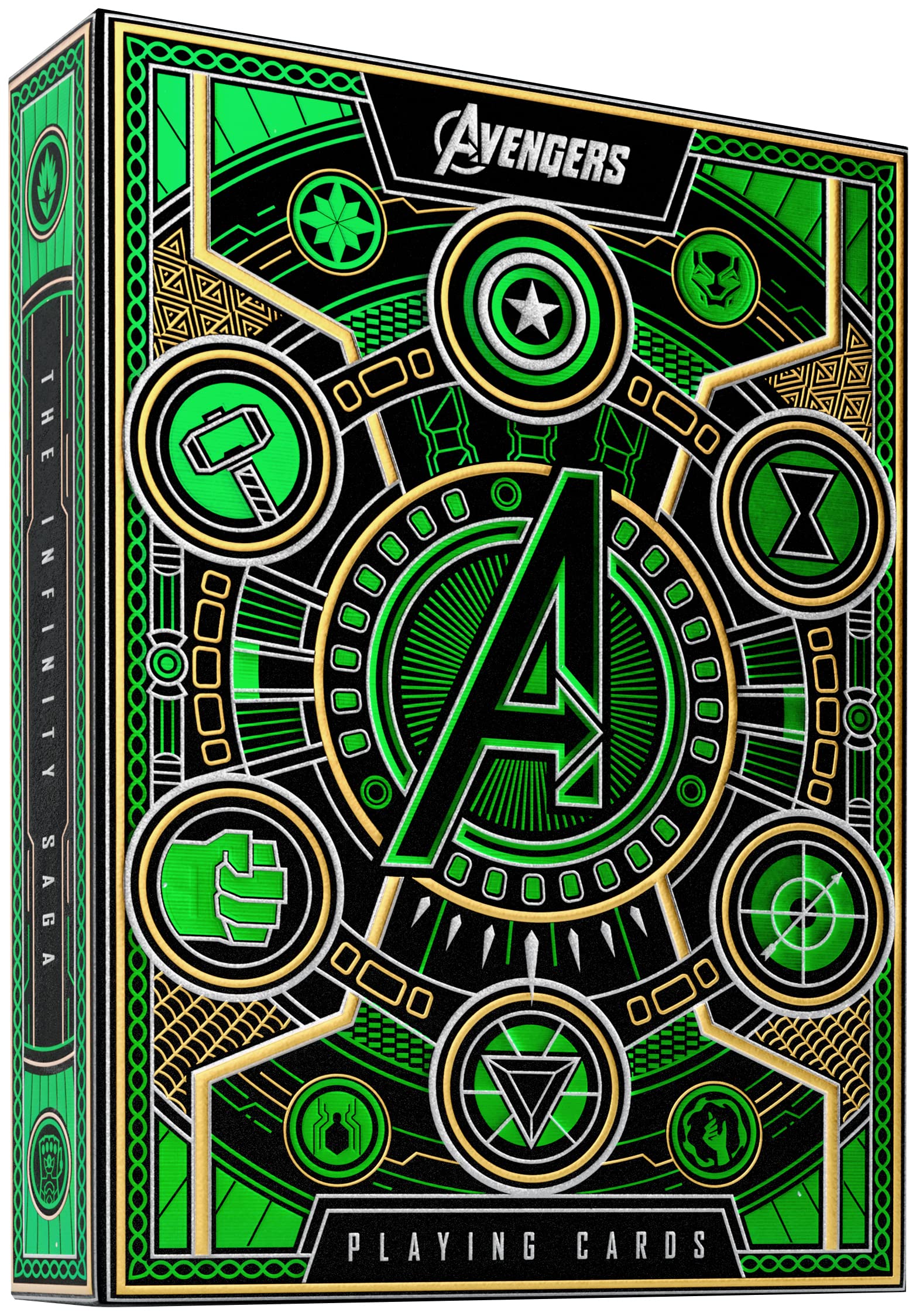 Avengers The Infinity Saga - Juego de cartas (versión verde