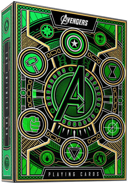 Avengers The Infinity Saga - Juego de cartas (versión verde