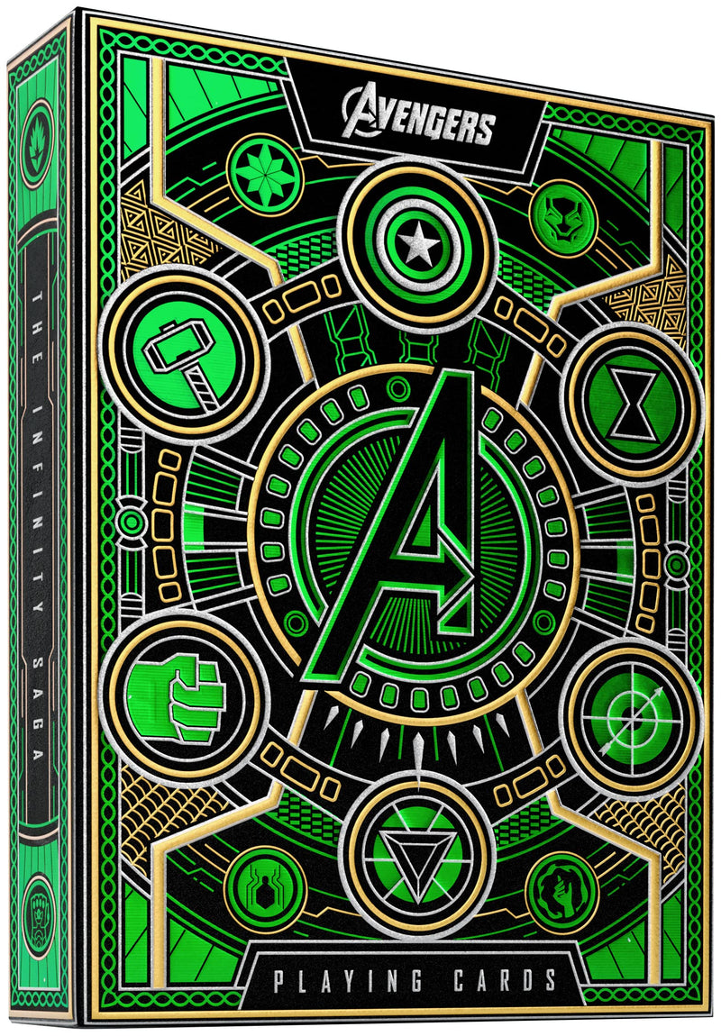 Avengers The Infinity Saga - Juego de cartas (versión verde