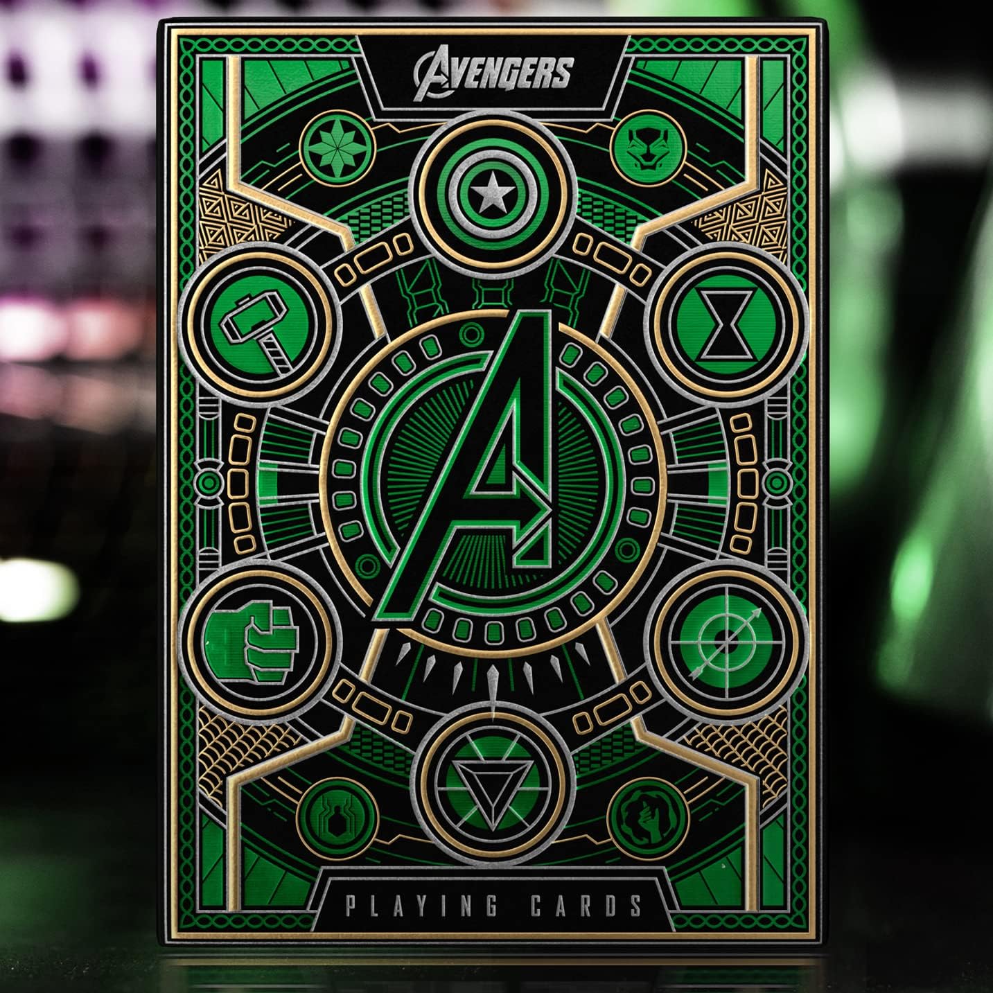 Avengers The Infinity Saga - Juego de cartas (versión verde