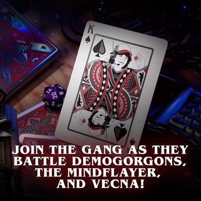 theory11 Stranger Things Premium Playing Cards, Poker Size Standard Index