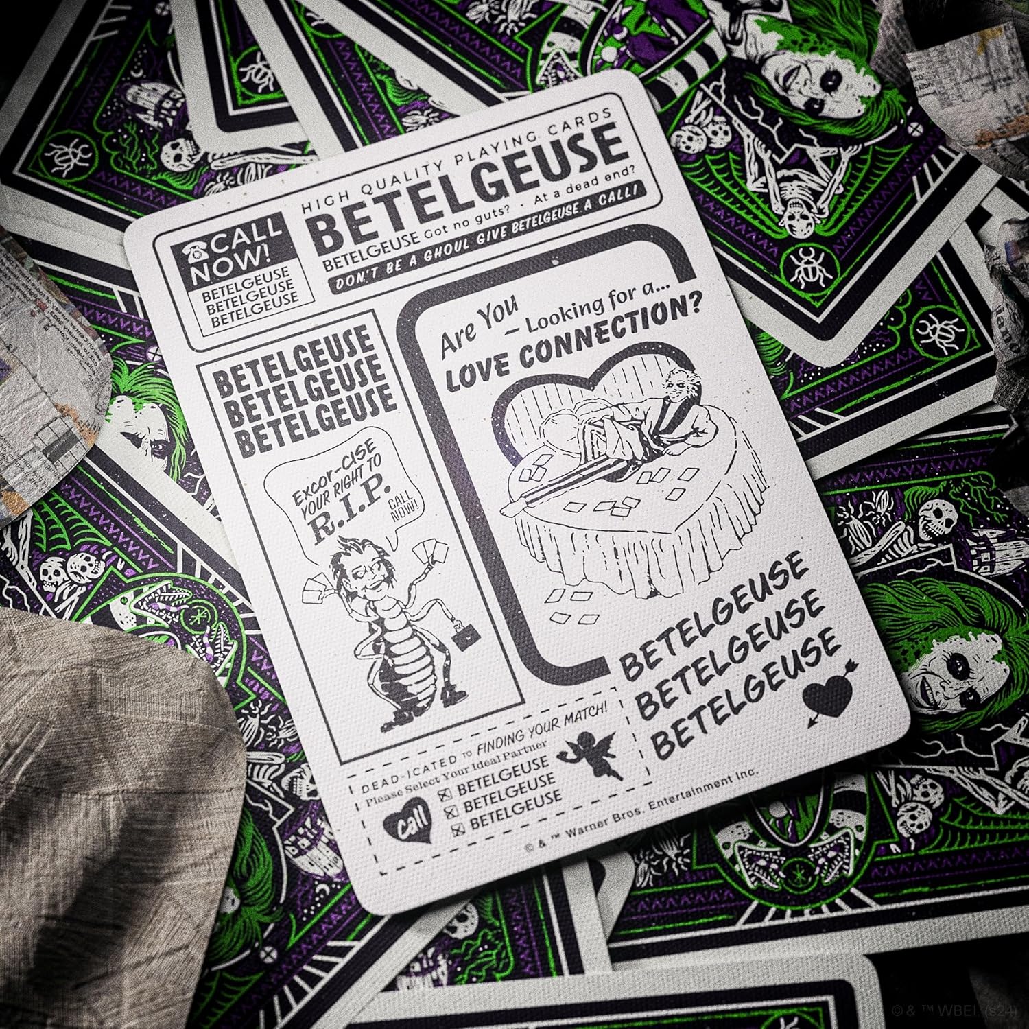 Theory 11 Beetlejuice Premium Playing Cards