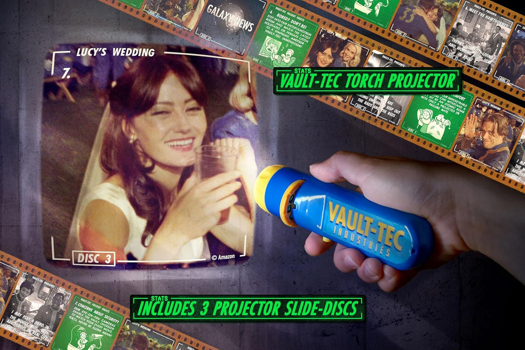 Doctor Collector Fallout Lucy's Dweller Kit, Edición de Colección Oficial con Accesorios exclusivos en Caja de Metal