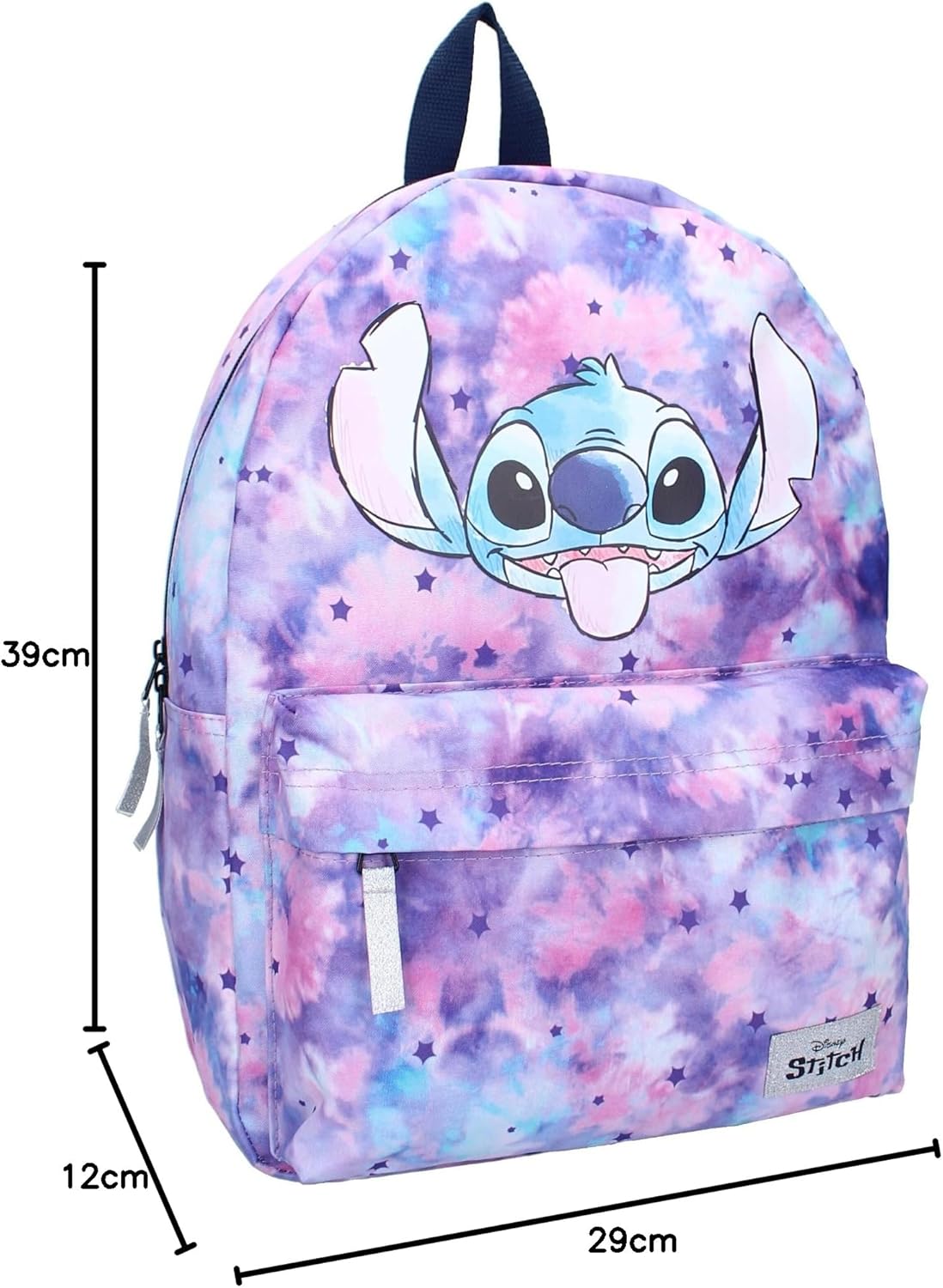 STITCH Your're My Fav Backpack by Disney Lilo and Stitch - Backpack for Boys | School | Leisure - Colour Lilac - Size 39 x 29 x 12 cm, lilac, One Size