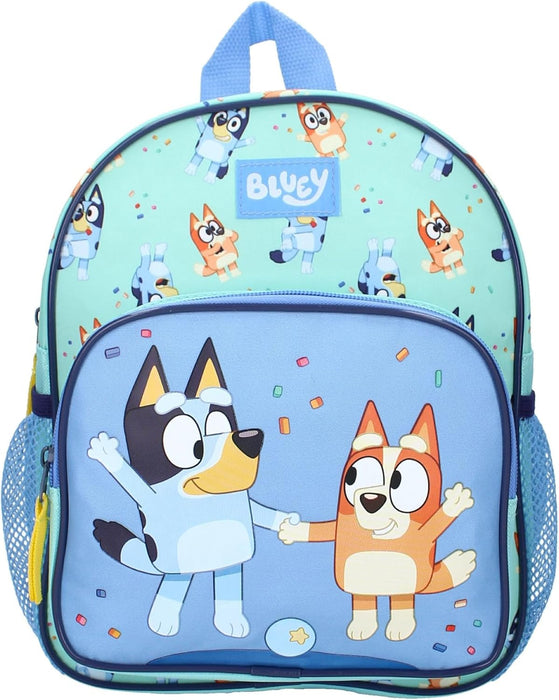 Vadobag Bluey Best Friends Fun Children's Rucksack 29 x 23 x 10 cm, blue, 29x23x10 cm