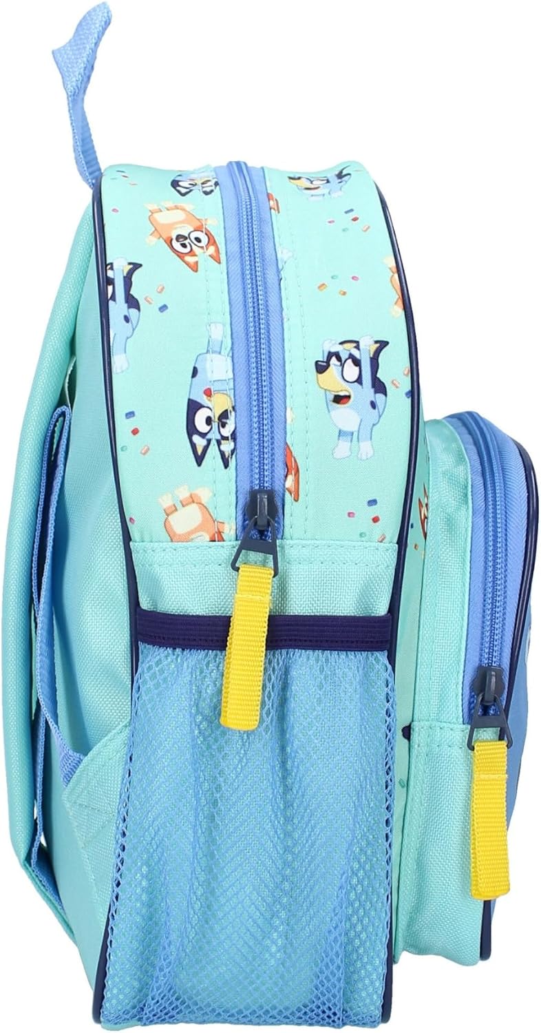 Vadobag Bluey Best Friends Fun Children's Rucksack 29 x 23 x 10 cm, blue, 29x23x10 cm