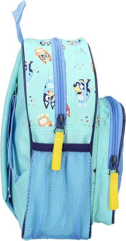 Vadobag Bluey Best Friends Fun Children's Rucksack 29 x 23 x 10 cm, blue, 29x23x10 cm